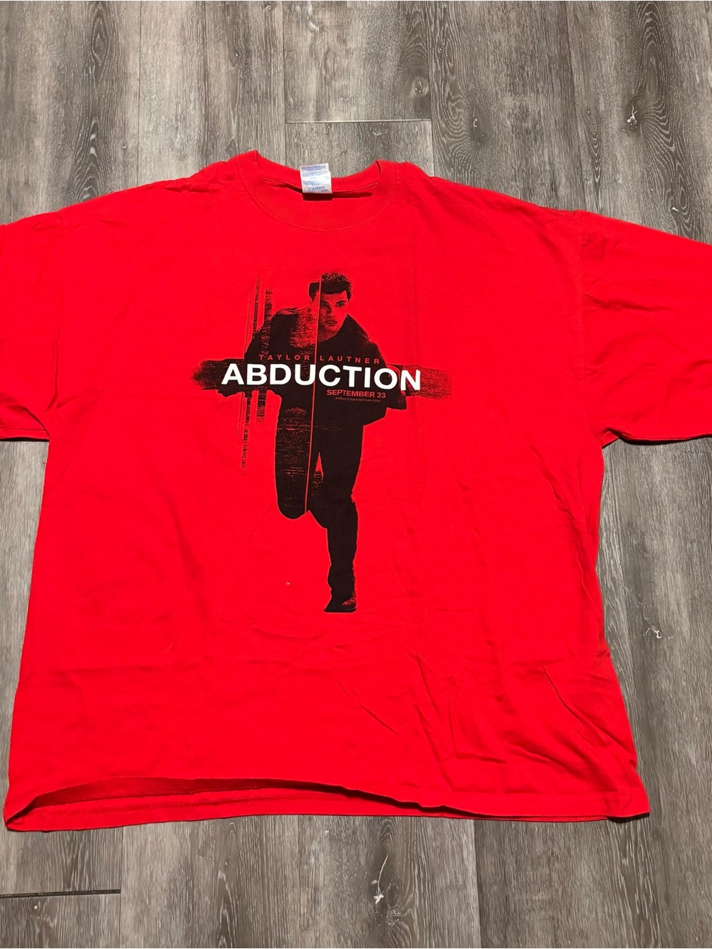 Taylor Lautner Abduction Movie Promo Tee Shirt Size 2Xl